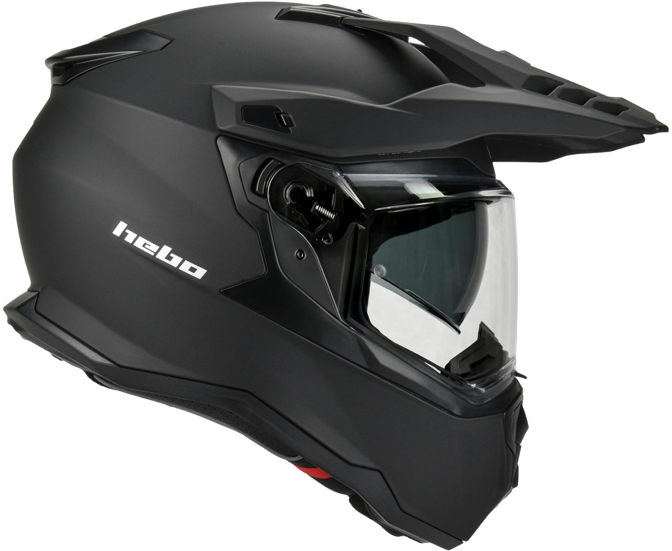 Capacete c / Viseira XP-22 TRANSAM Preto mate HEBO 