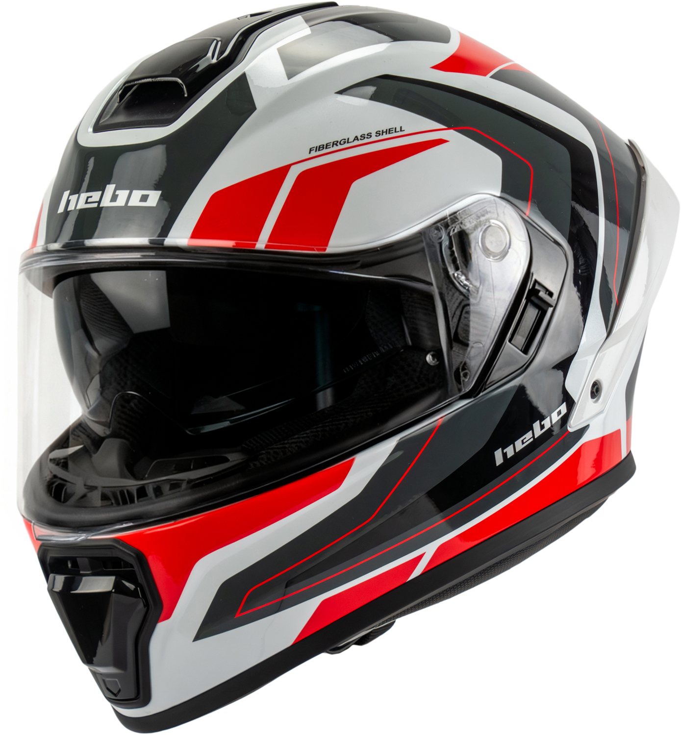 Helmet A618 SPACE Red HEBO 