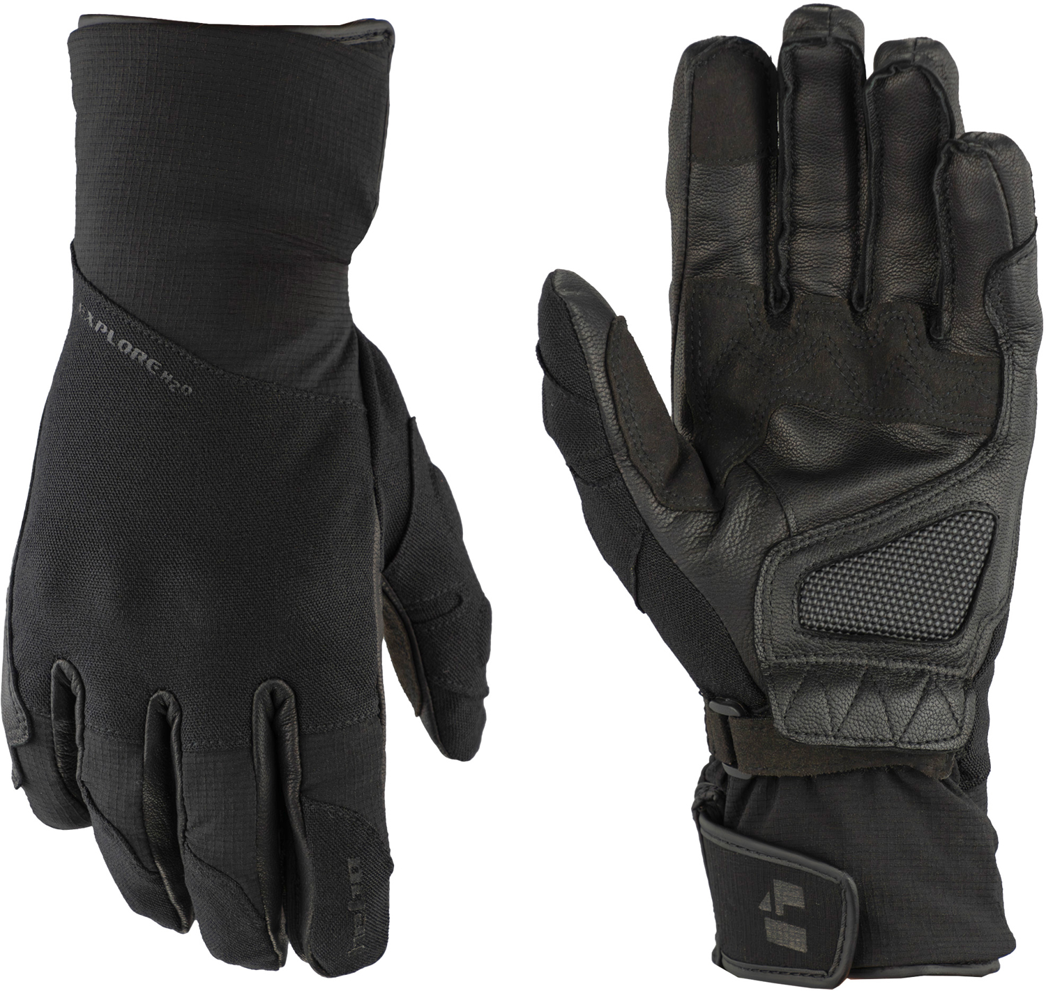 Gloves EXPLORER H2O Black HEBO 