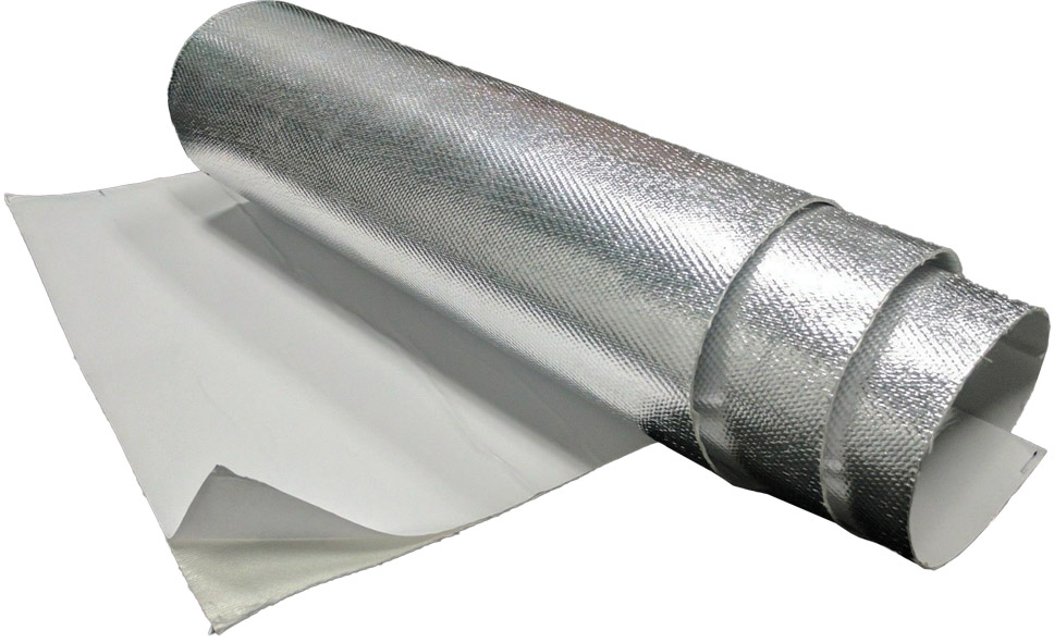 HEAT RESISTANT SELF ADHISIVE ALUMINIUM & FIBERGLASS CLOTH SH APICO 