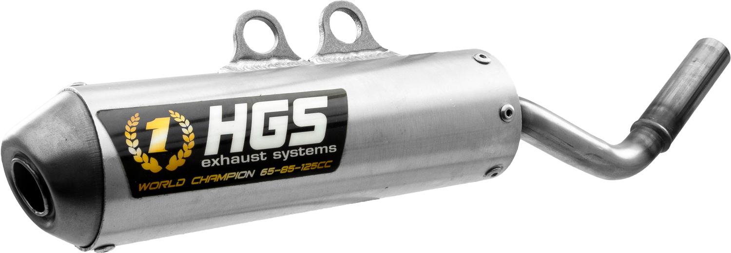Exhaust Silencer 2T Aluminum HGS EXHAUST 
