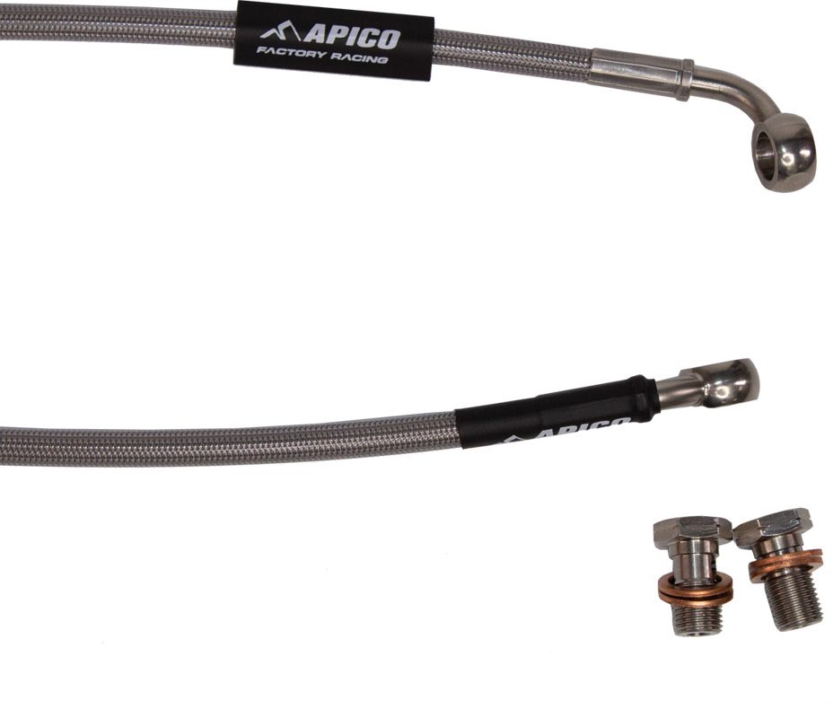 BRAKE HOSE REAR SHERCO TRIAL ST80-320 02-23, SCORPA SC125-300 15-23, ELECTRIC MOTION (R) APICO 