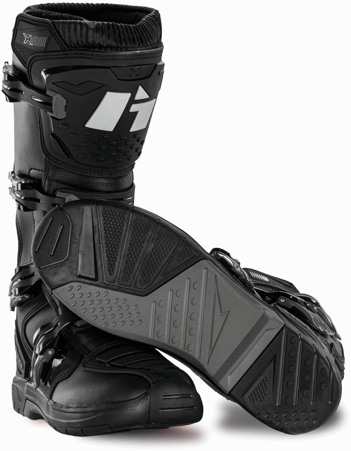 Botas MX X1 Pretas / Cinza HEBO 