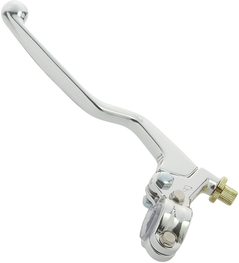 CLUTCH LEVER FORGED ASSEMBLY UNIVERSAL SILVER LONG APICO 