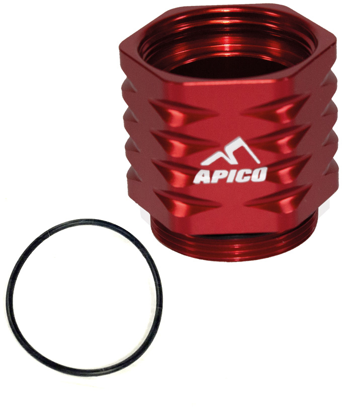 BRAKE COOLING EXTENSION REAR GAS / HQV EC / EC-F250-350 21-23, TE / FE150-501 22-23 (BRAKTEC) RED APICO 