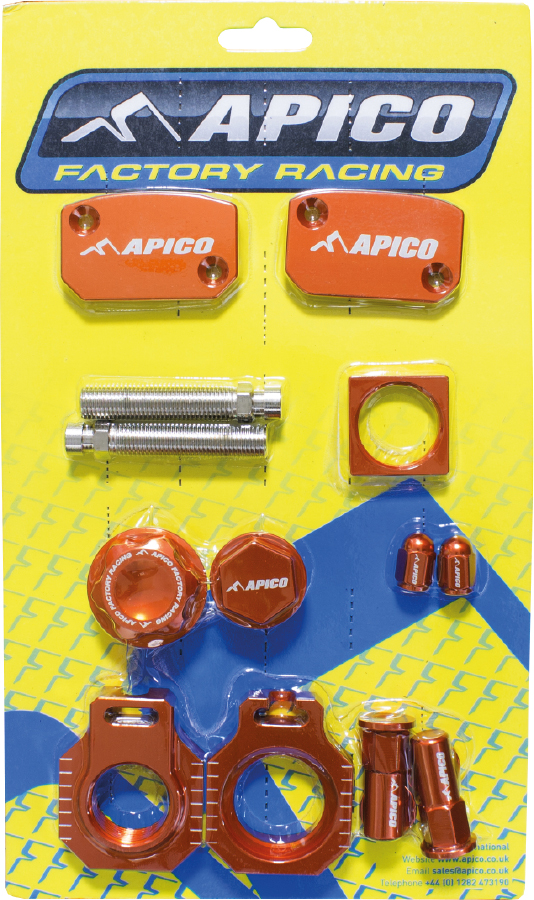Kit peças anodizadas Laranja APICO 