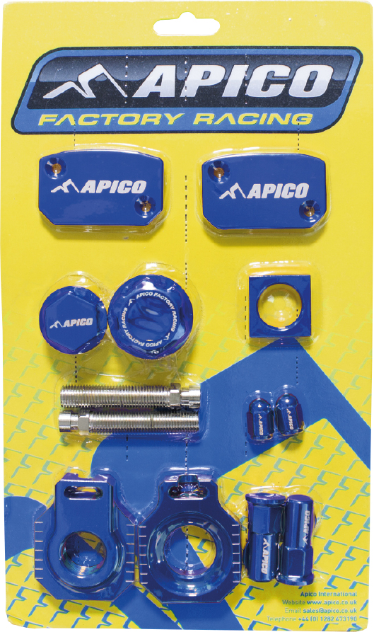 Kit peças anodizadas Azuis APICO 