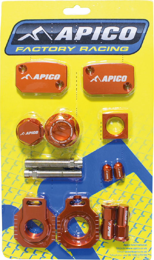 Kit peças anodizadas Laranja APICO 
