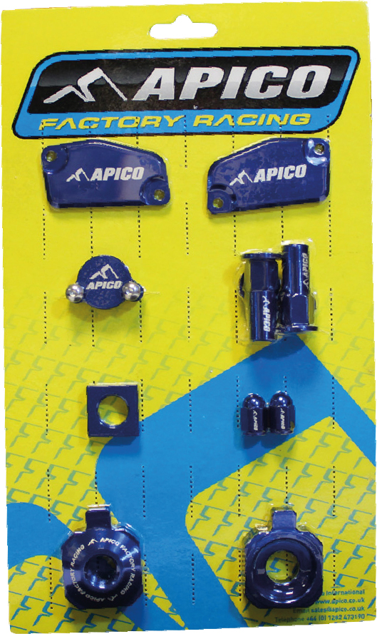 Kit peças anodizadas Azuis APICO 