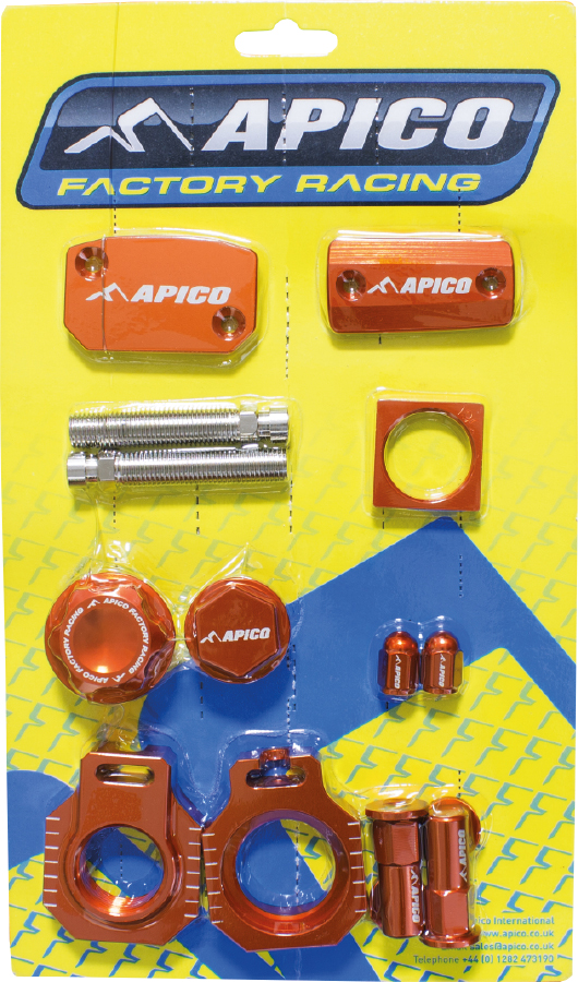 Kit peças anodizadas Laranja APICO 