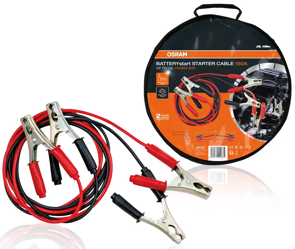 Cabos de Bateria Aluminio OSRAM 