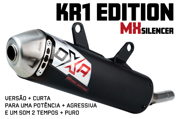 Exhaust Silencer KR1 EDITION OXA FACTORY 