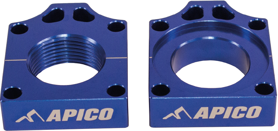 REAR AXLE BLOCK TM EN125-300 15-22, MX250-450 15-22 BLUE APICO 