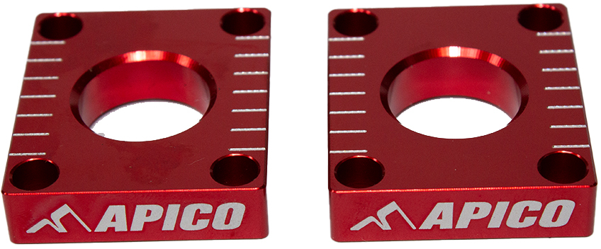 REAR AXLE BLOCK HONDA CRF250L / RL 13-20, CRF300L / RL 21-25 RED APICO 
