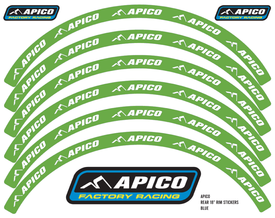 Rim Sticker 18 & 21" APICO 