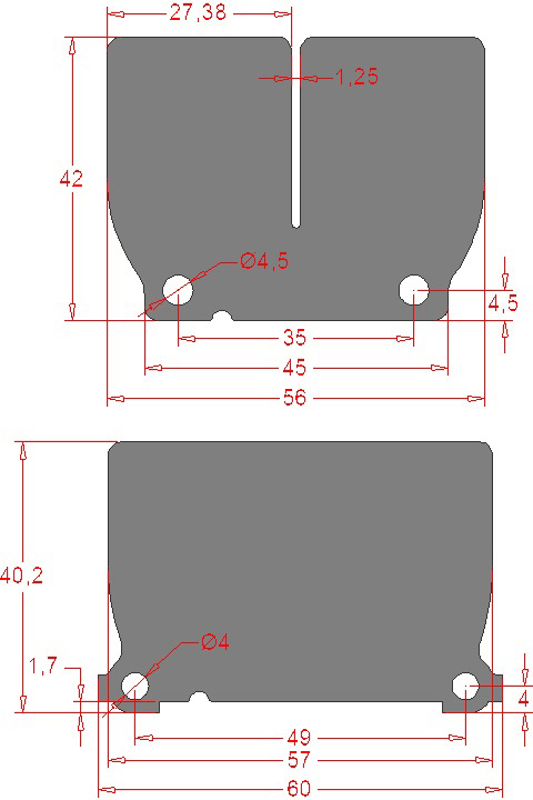 Set of Carbon Fiber Reeds RACEPRO 