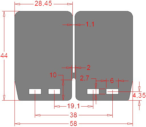 Jogo de Lamelas em Fibra Carbono Caixa V-Force-4 RACEPRO sherco se 125r 2019