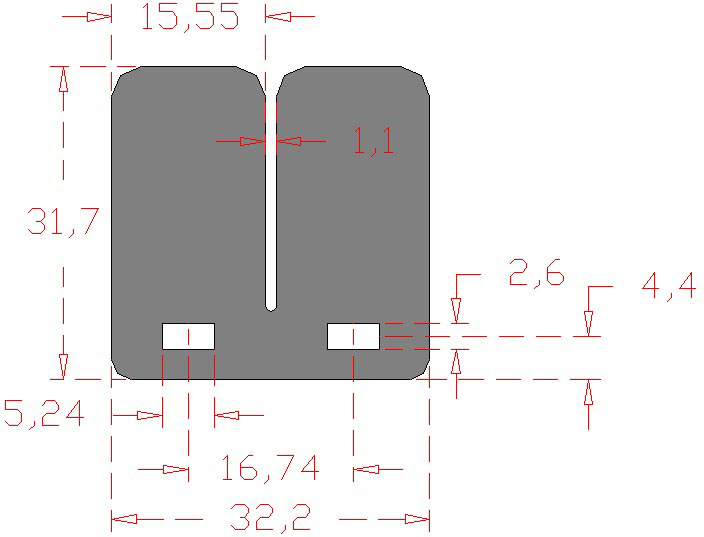Set of Carbon Fiber Reeds RACEPRO 