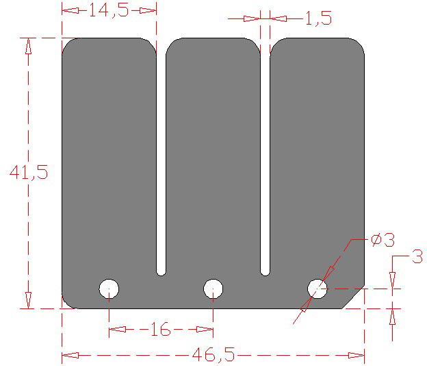 Set of Carbon Fiber Reeds RACEPRO 