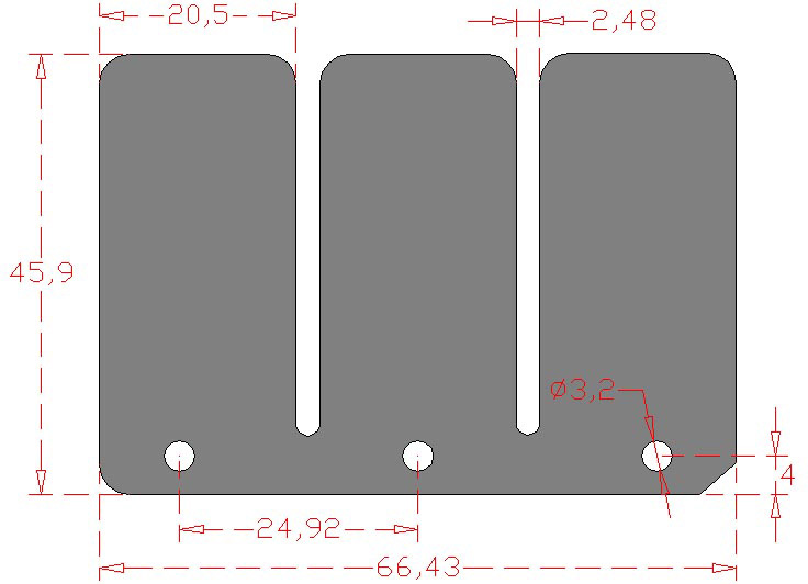 Set of Carbon Fiber Reeds RACEPRO 