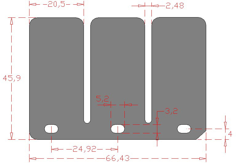 Set of Carbon Fiber Reeds RACEPRO 
