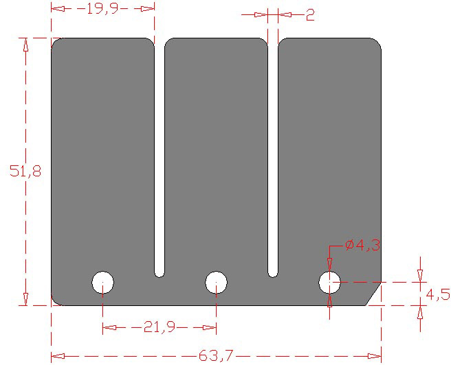 Set of Carbon Fiber Reeds RACEPRO 