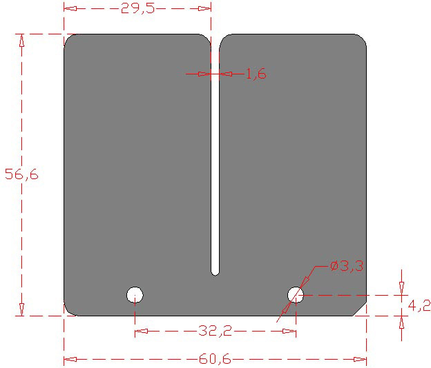 Set of Carbon Fiber Reeds RACEPRO 