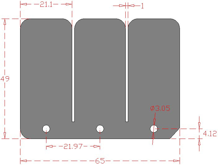 Set of Carbon Fiber Reeds RACEPRO 