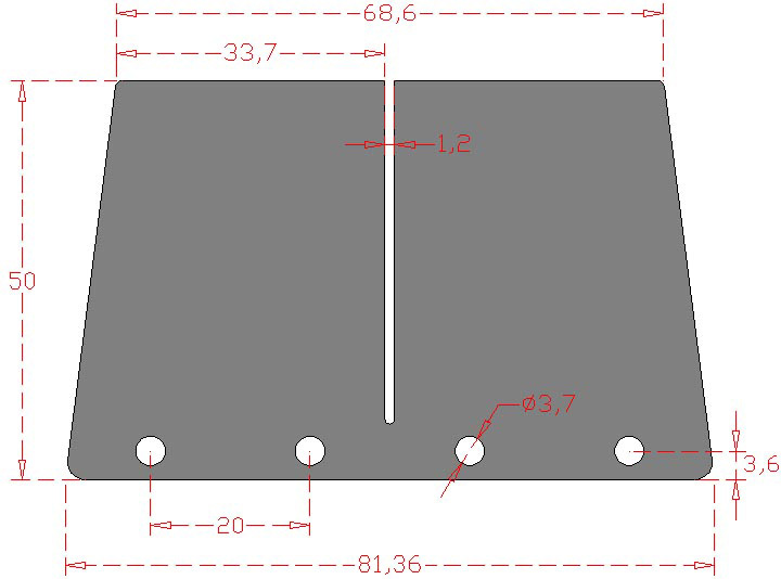 Set of Carbon Fiber Reeds RACEPRO 