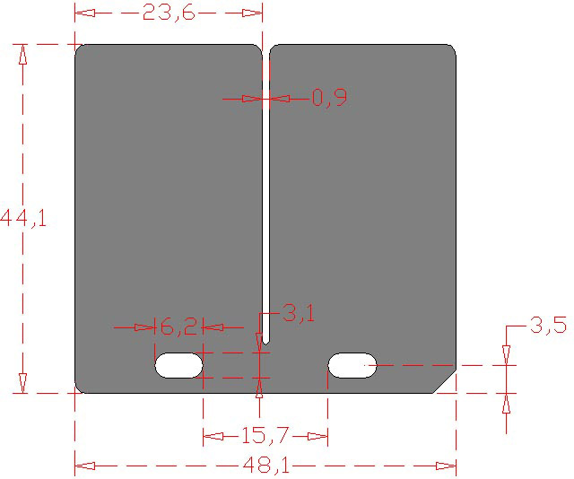 Set of Carbon Fiber Reeds RACEPRO 