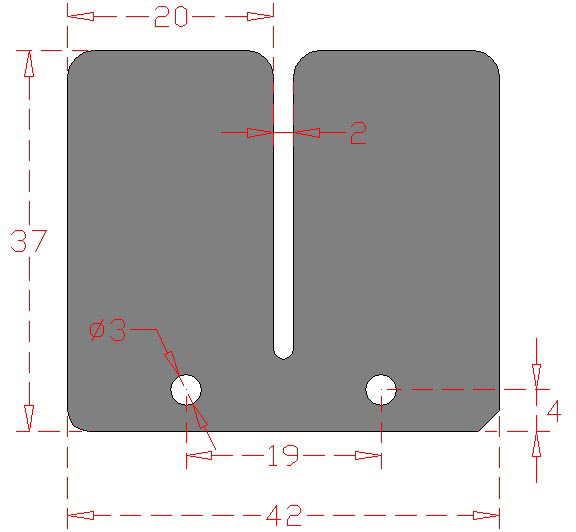 Set of Carbon Fiber Reeds RACEPRO 