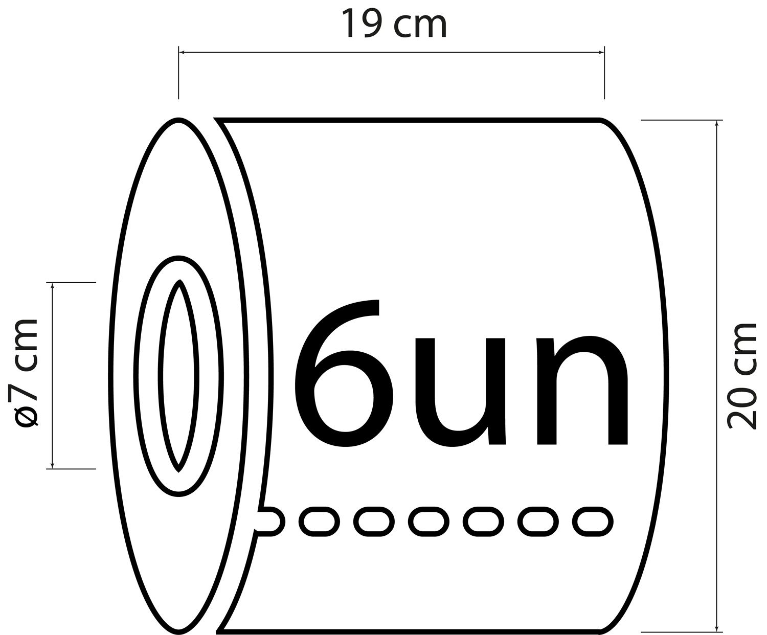 Rolo Papel Limpeza Pasta Azul Folha Dupla 379 Serv. (6un) RACEPRO 