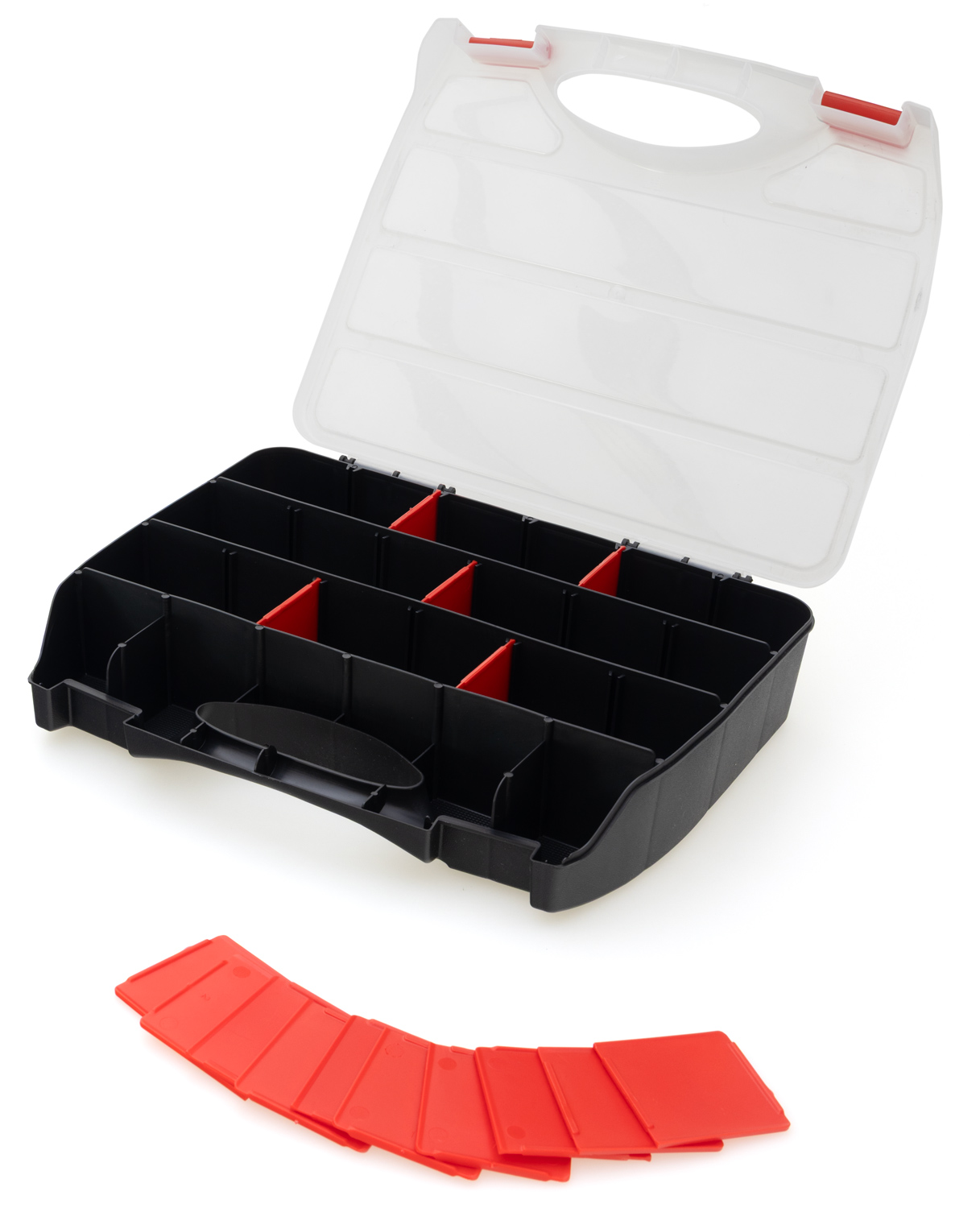 Mala / Caixa de Arrumação c / 22 Separadores 320x260x70 RACEPRO 