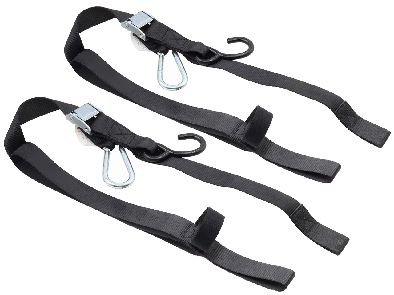 Cinta P / Fixar Motos (gancho + gancho tipo arnês) Pretas 2un RACEPRO 