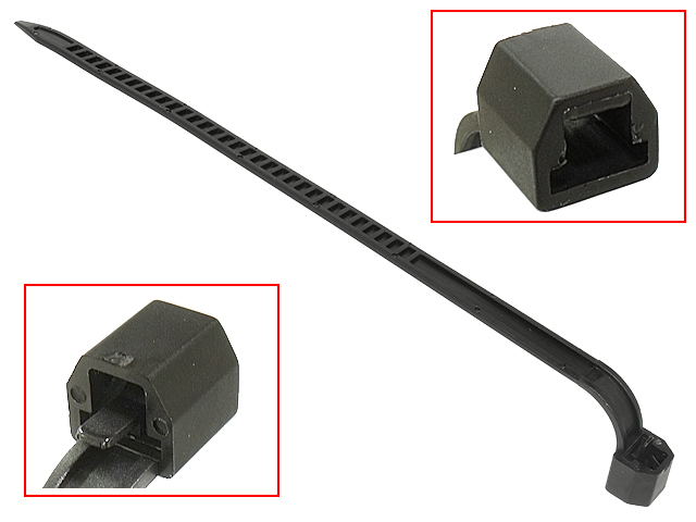 Abraçadeiras de fivela Reutilizavel 100un 165x7mm RACEPRO 