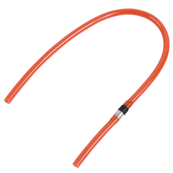 Rotating fuel tank breather hose with one-way check valve Orange RACEPRO 