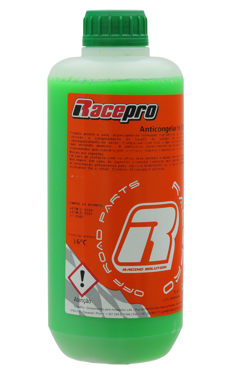 Anticongelante 50% Verde 1 Lt RACEPRO 