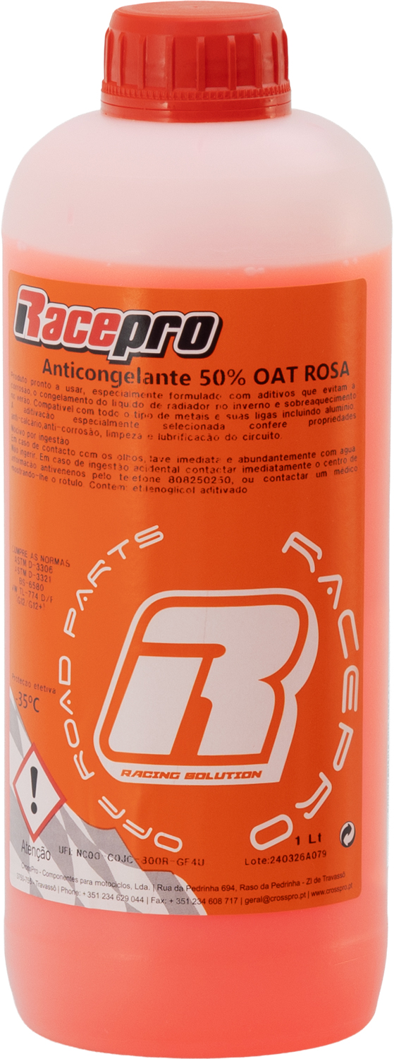 Anticongelante 50% Rosa 1 Lt RACEPRO 
