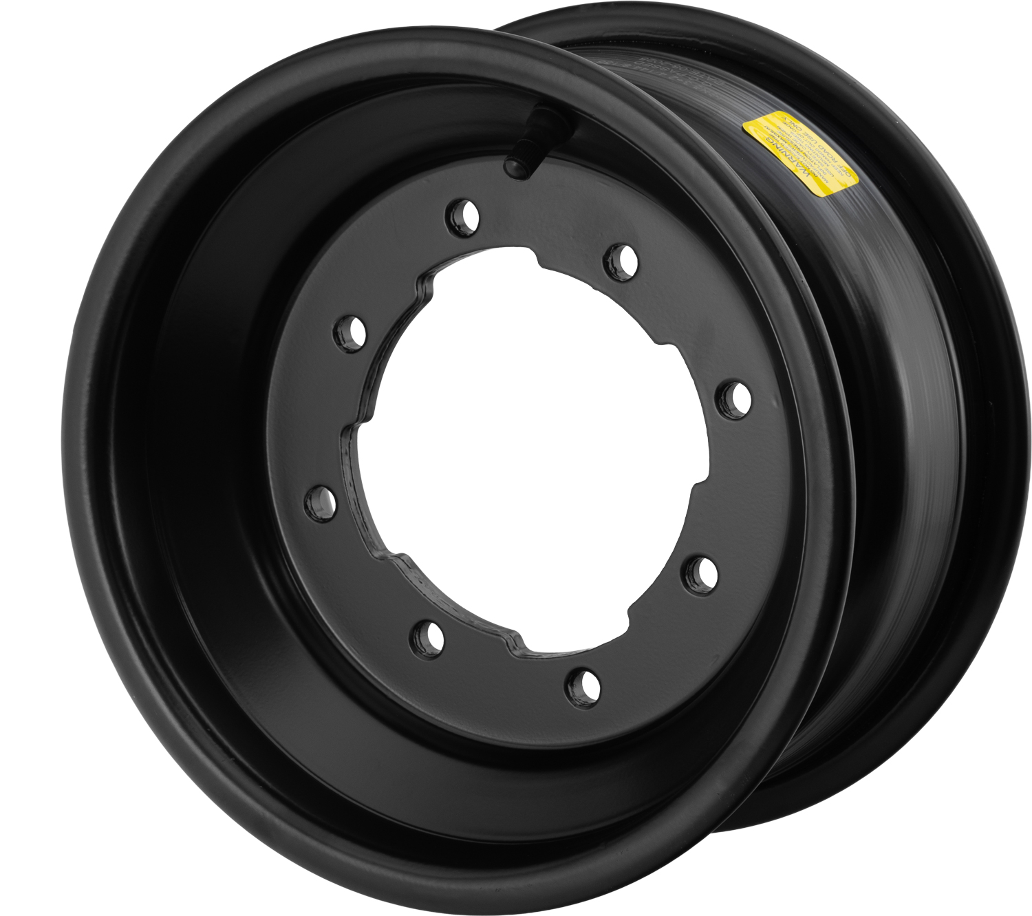 Jante Standard 10x5 144 / 156 3+2 Preta Frente RACEPRO 