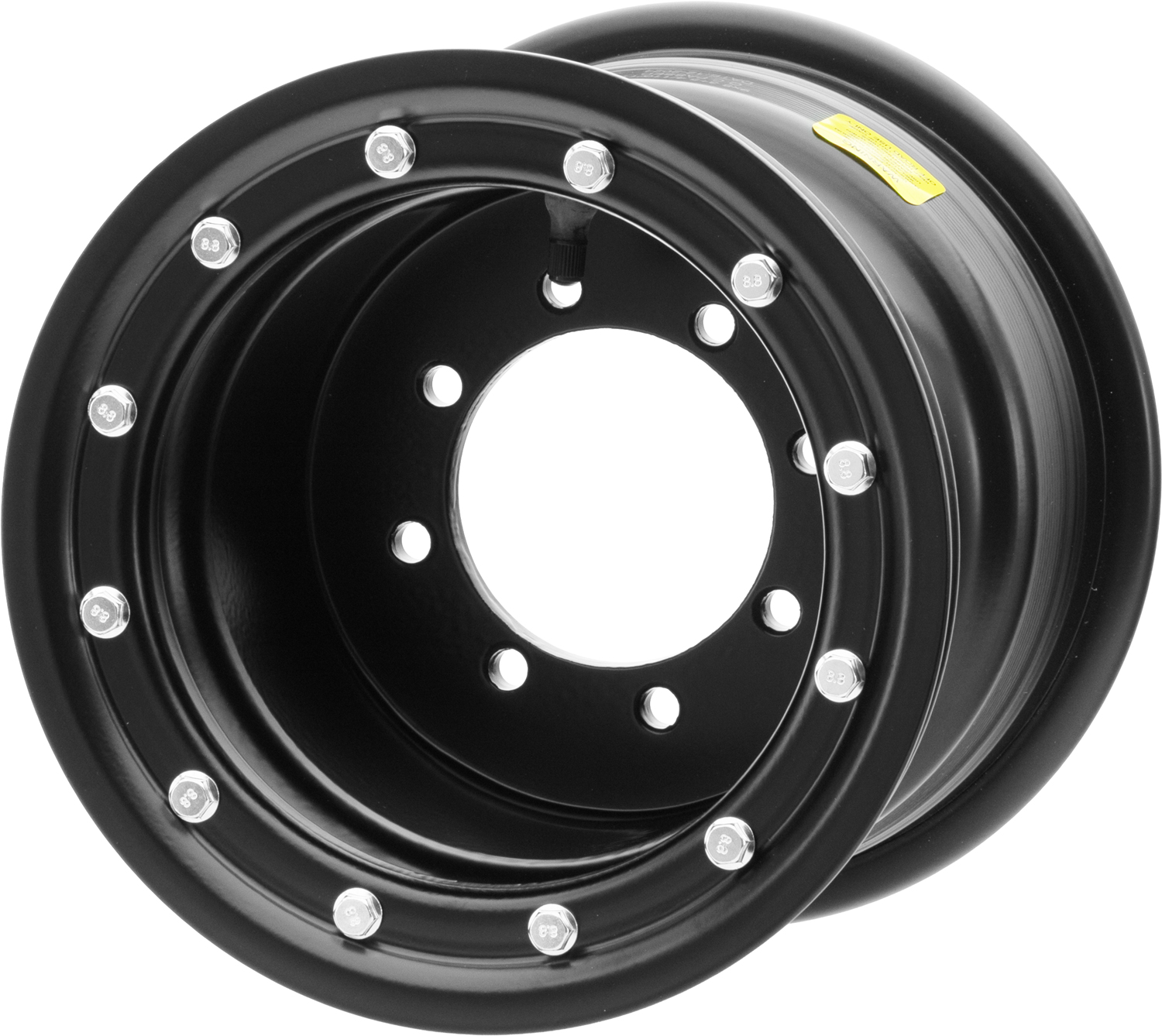 Jante Beadlock 9x8 110 / 115 3+5 c / Aro Preta Traseira RACEPRO 