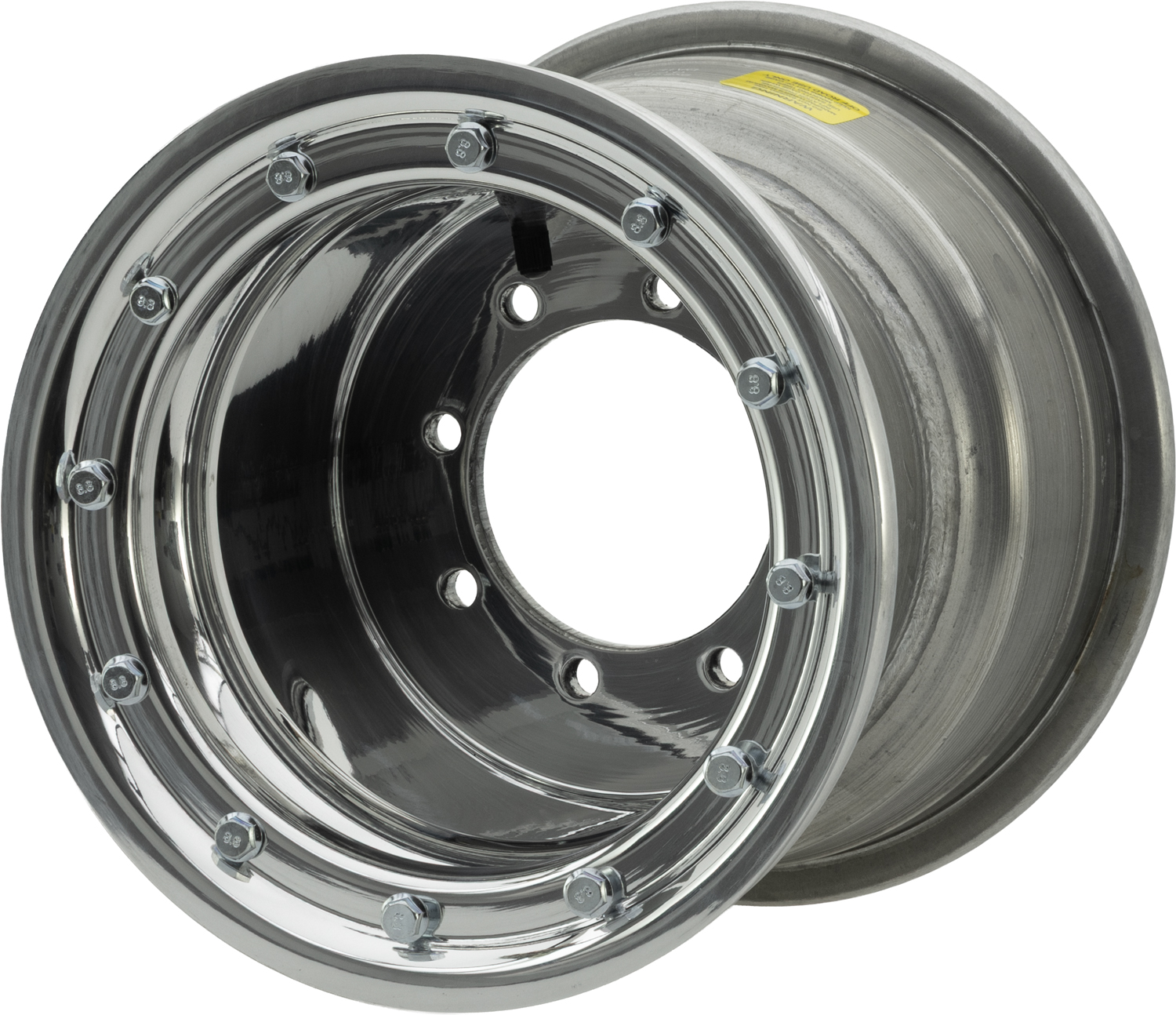 Jante Beadlock 9x8 110 / 115 3+5 c / Aro Polida Traseira RACEPRO 