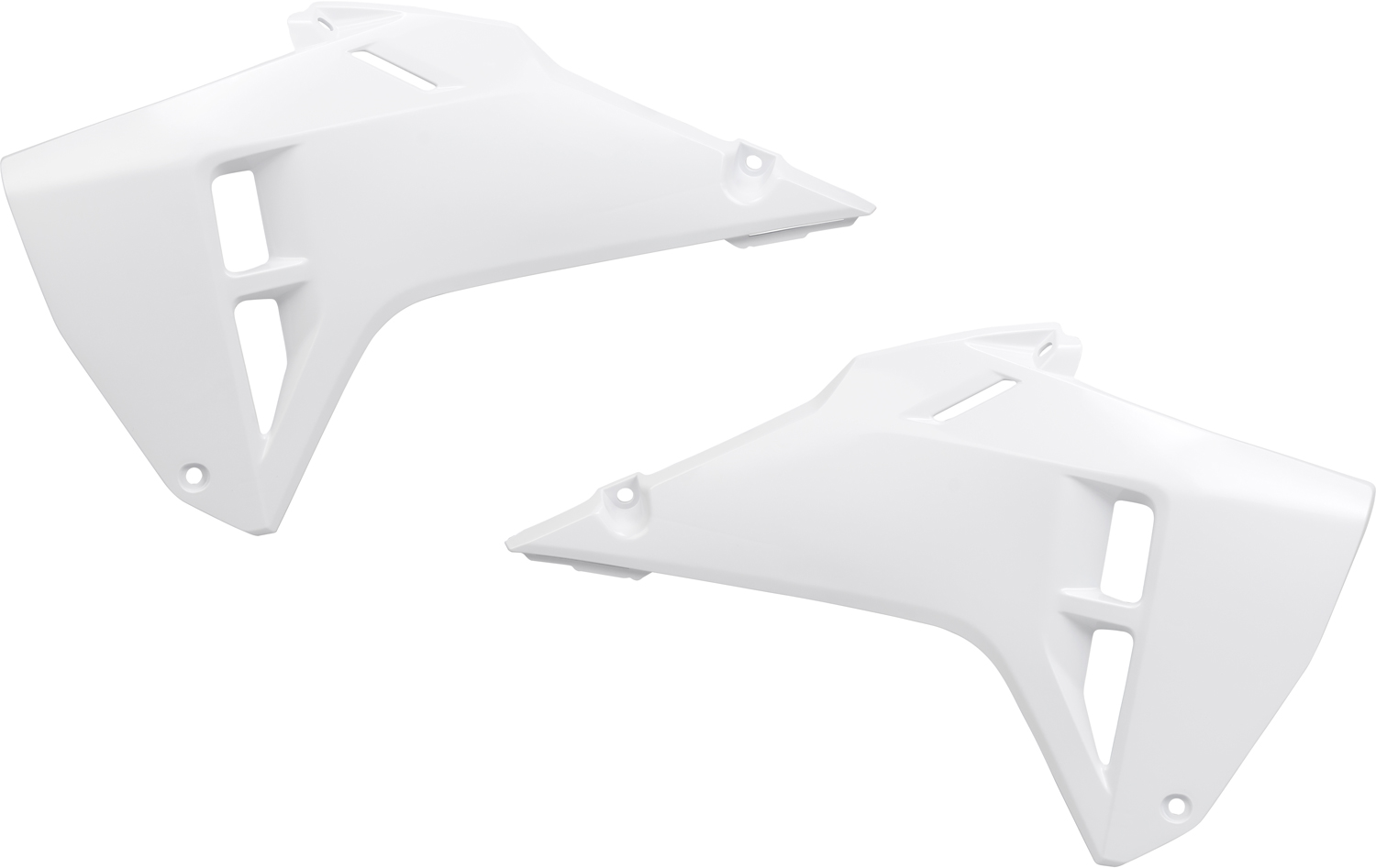 Radiator Covers White RACEPRO 