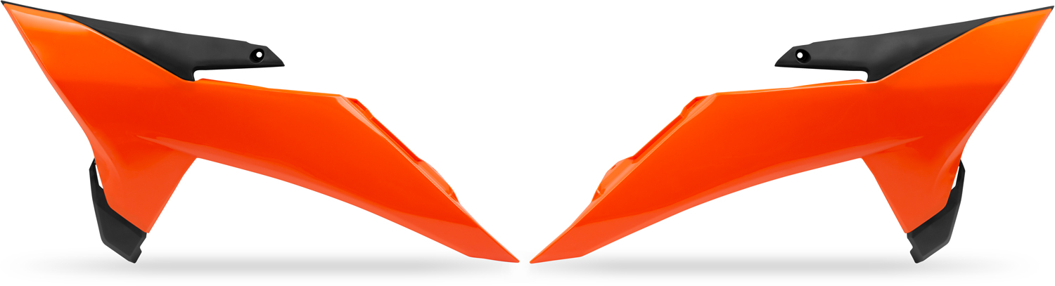 Radiator Covers Orange RACEPRO 