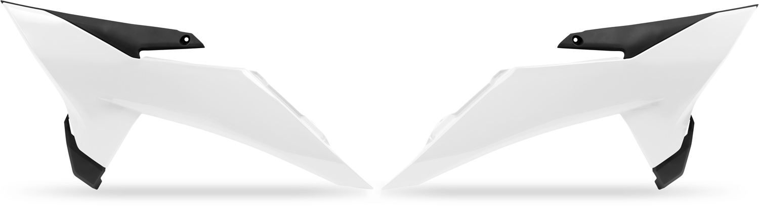 Radiator Covers White RACEPRO 