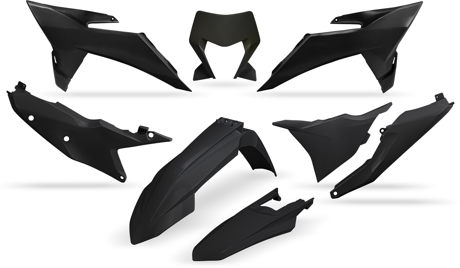 Kit de Plásticos Preto RACEPRO 