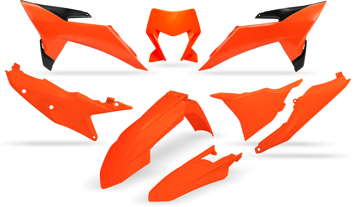 Kit de Plásticos Laranja Neon RACEPRO 