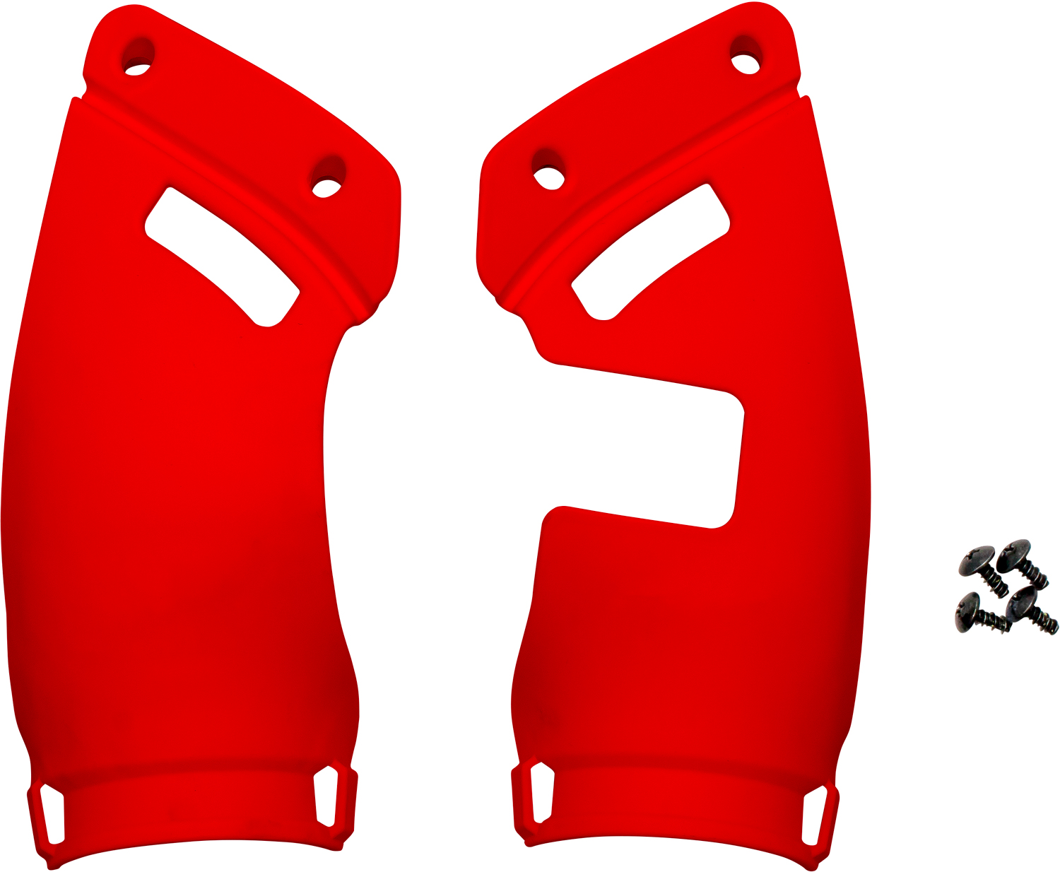 Front Number Plate Extension Red RACEPRO 