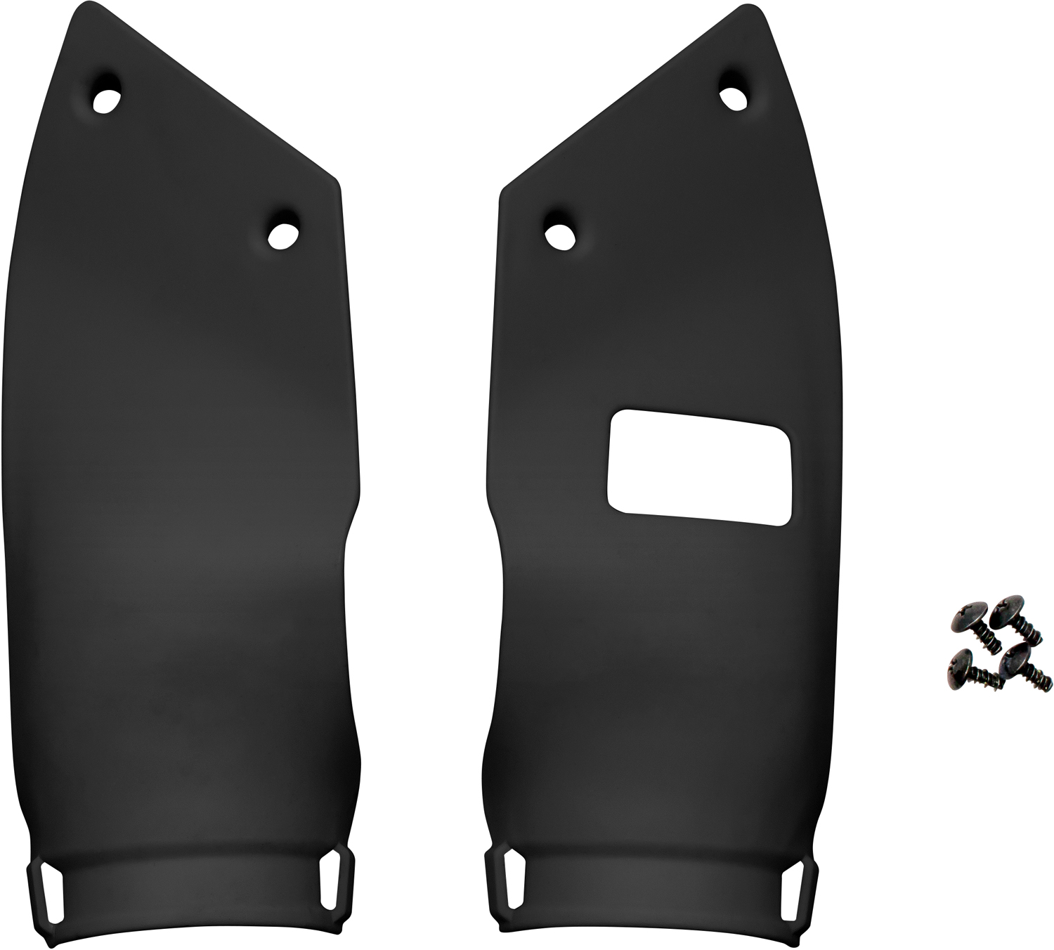 Front Number Plate Extension Black RACEPRO 