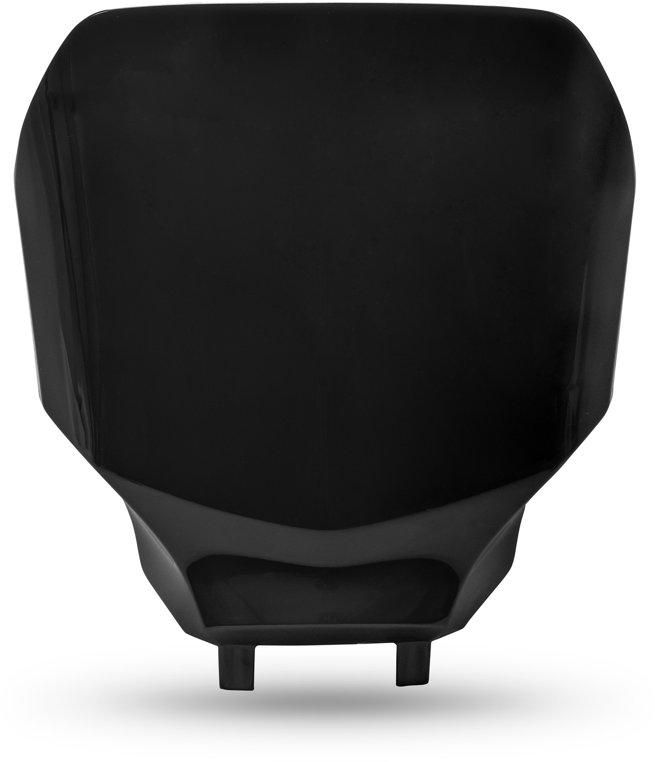 Front Number Plate (extension ready) Black RACEPRO 