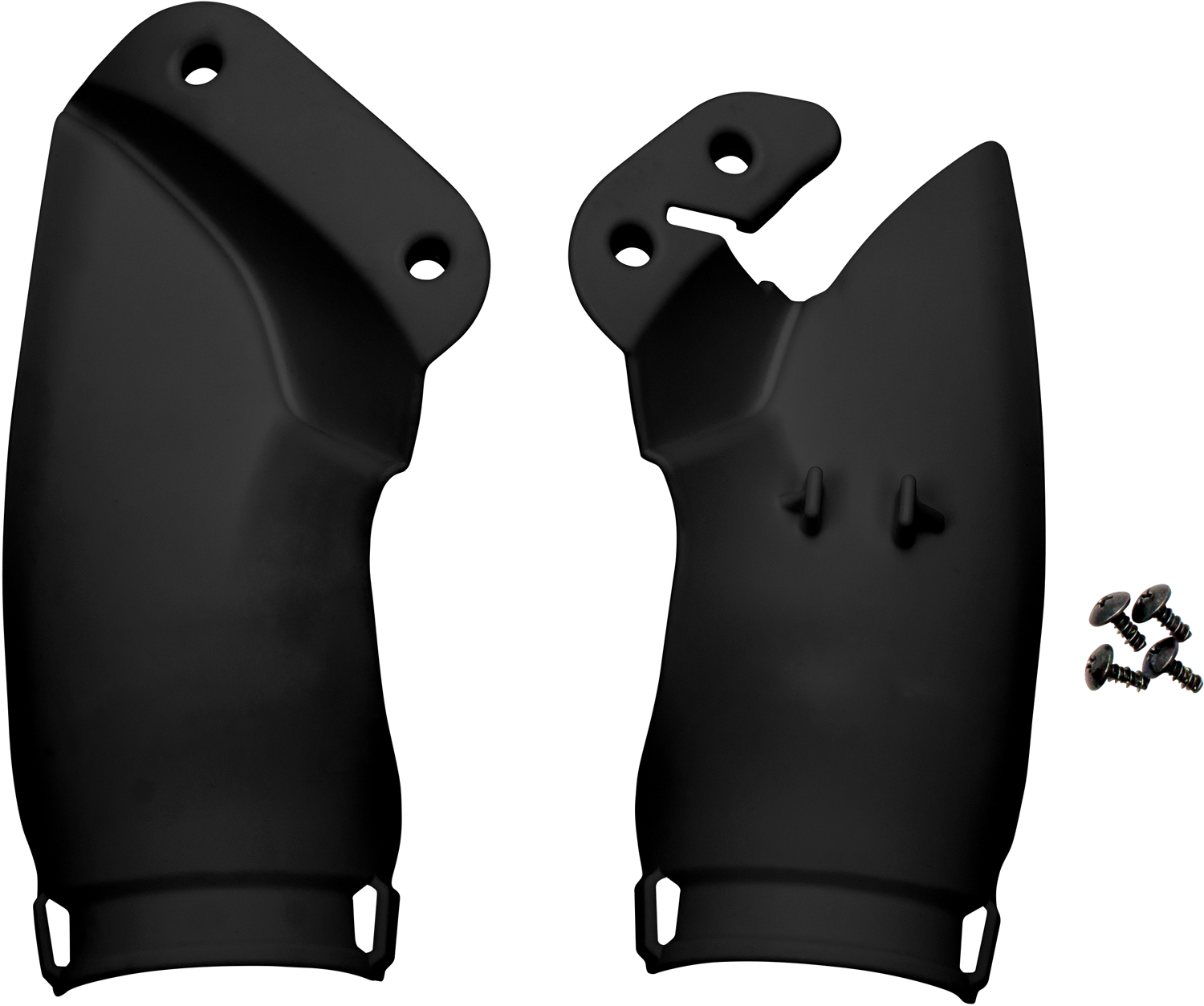 Front Number Plate Extension Black RACEPRO 